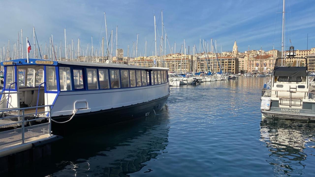 Escale Marseillaise, Grand T2 Calme, Pres Du Vieux Port Pour 2 A 4 Personnes, Nettoyage Rigoureux Apartment Marseille Ngoại thất bức ảnh