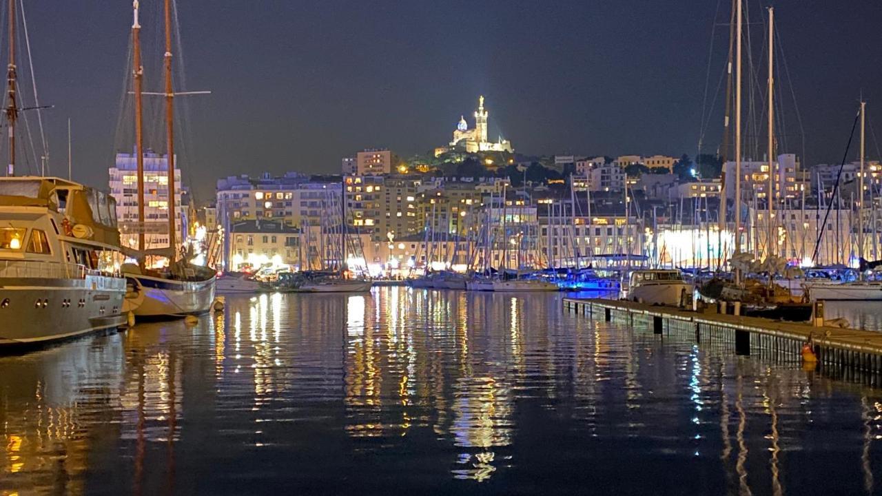 Escale Marseillaise, Grand T2 Calme, Pres Du Vieux Port Pour 2 A 4 Personnes, Nettoyage Rigoureux Apartment Marseille Ngoại thất bức ảnh