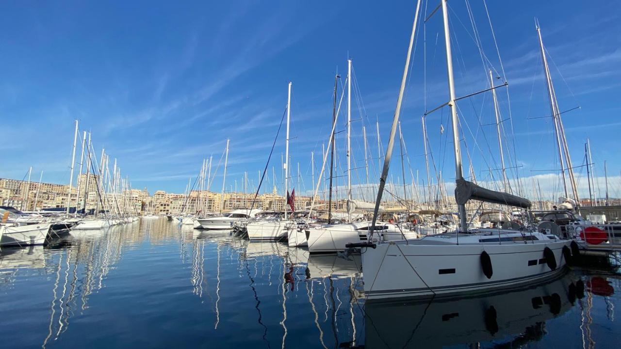 Escale Marseillaise, Grand T2 Calme, Pres Du Vieux Port Pour 2 A 4 Personnes, Nettoyage Rigoureux Apartment Marseille Ngoại thất bức ảnh